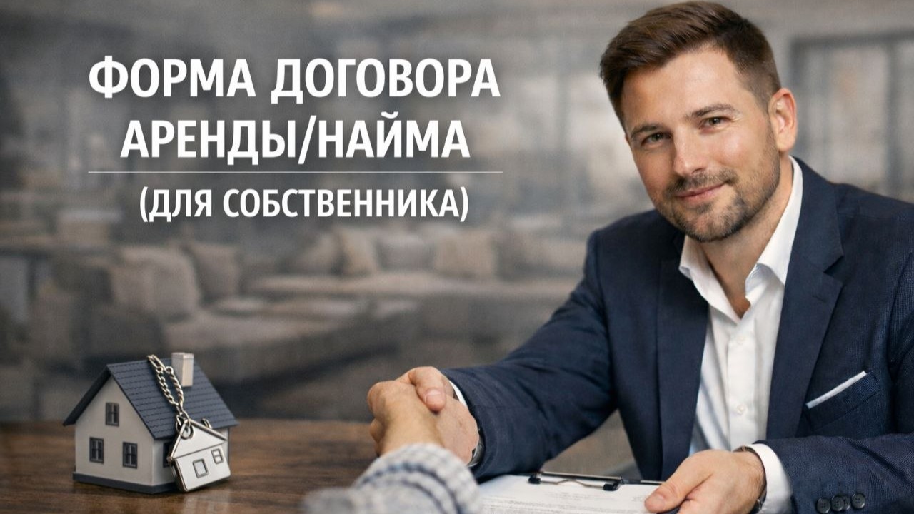 Форма договора аренды